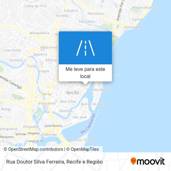 Rua Doutor Silva Ferreira mapa