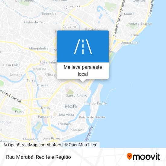 Rua Marabá mapa