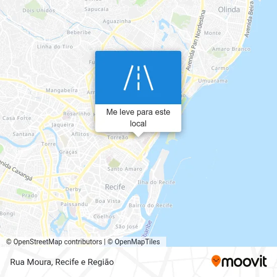 Rua Moura mapa