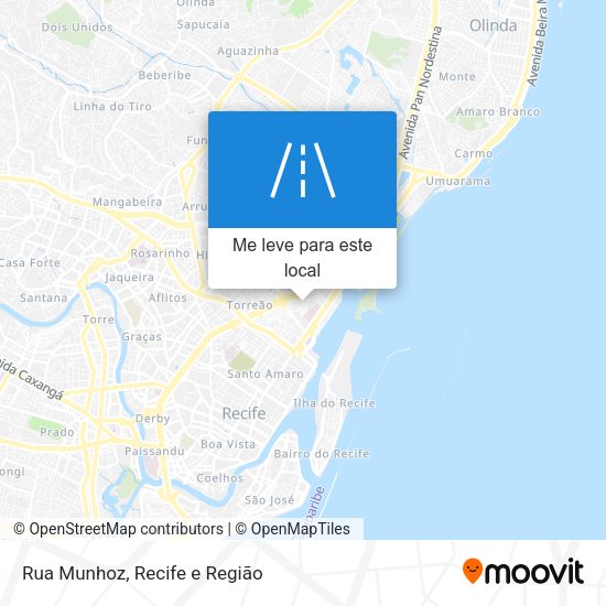Rua Munhoz mapa