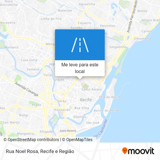 Rua Noel Rosa mapa
