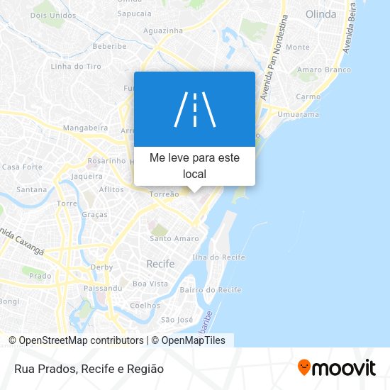 Rua Prados mapa