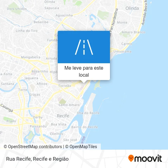 Rua Recife mapa