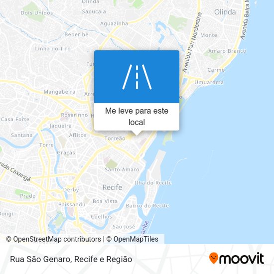 Rua São Genaro mapa