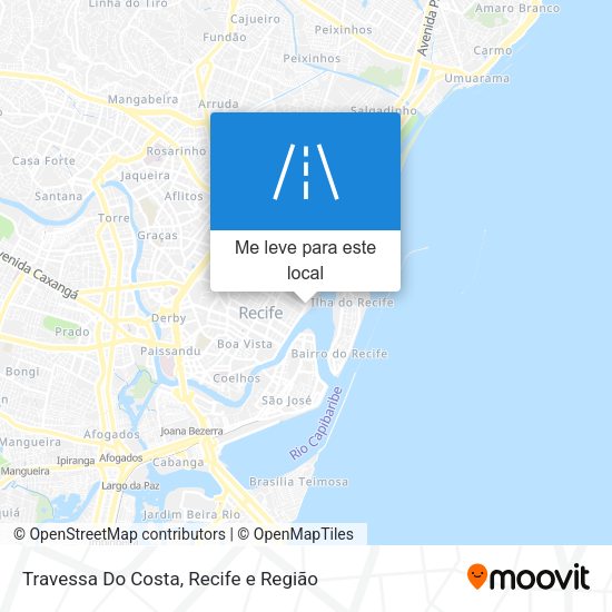 Travessa Do Costa mapa