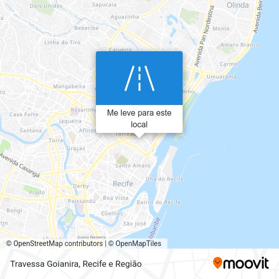 Travessa Goianira mapa