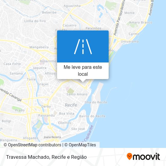 Travessa Machado mapa