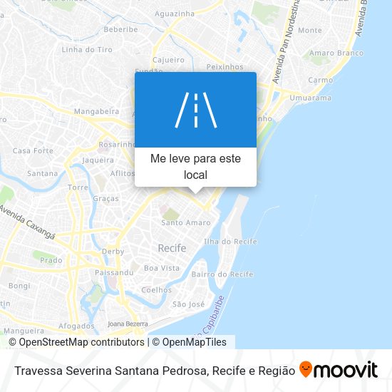Travessa Severina Santana Pedrosa mapa