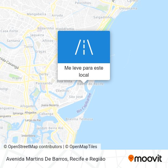 Avenida Martins De Barros mapa