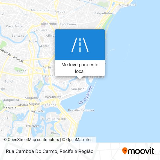 Rua Camboa Do Carmo mapa