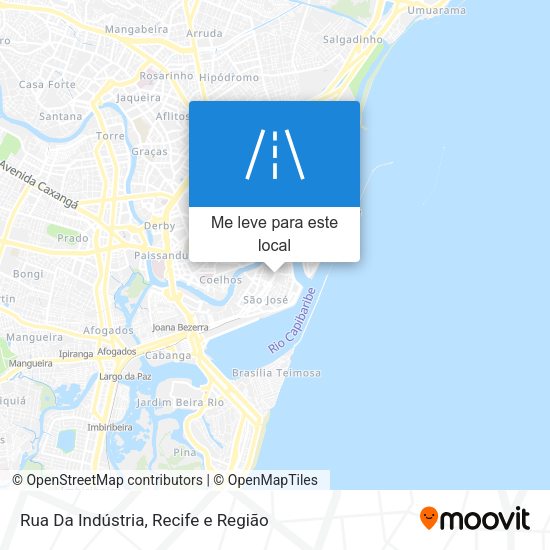 Rua Da Indústria mapa