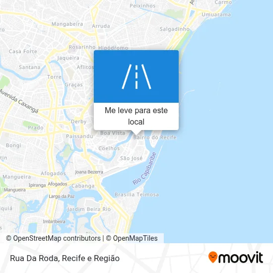 Rua Da Roda mapa