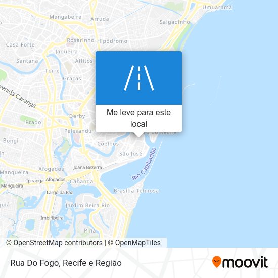 Rua Do Fogo mapa