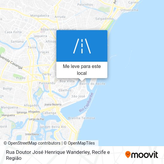 Rua Doutor José Henrique Wanderley mapa