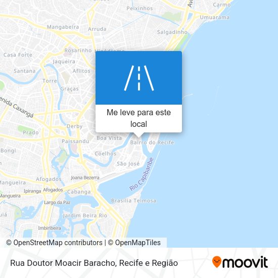 Rua Doutor Moacir Baracho mapa