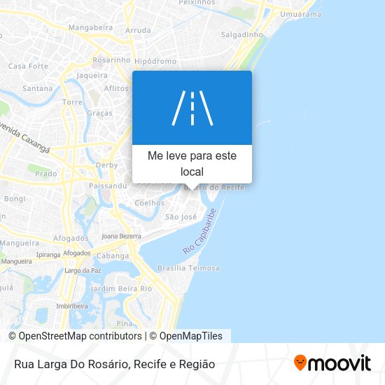 Rua Larga Do Rosário mapa