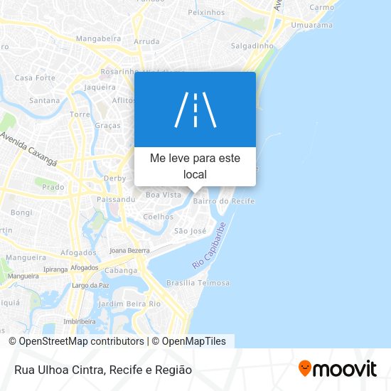 Rua Ulhoa Cintra mapa