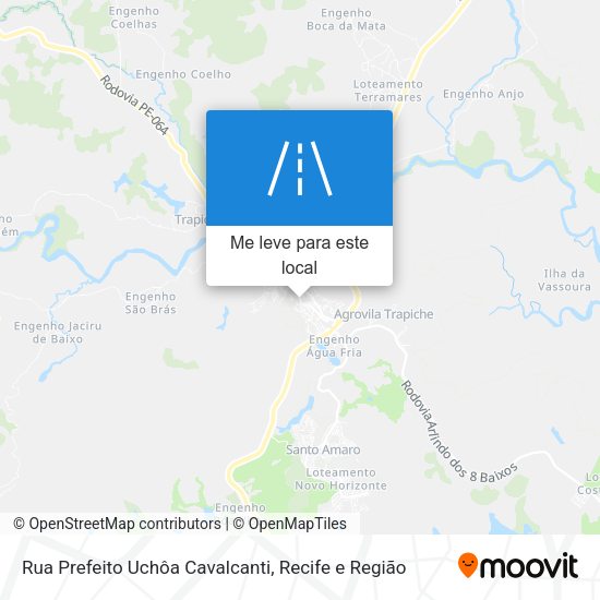 Rua Prefeito Uchôa Cavalcanti mapa