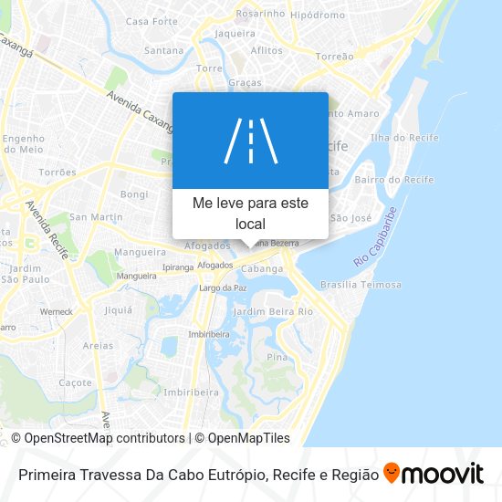 Primeira Travessa Da Cabo Eutrópio mapa