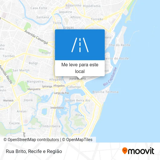 Rua Brito mapa