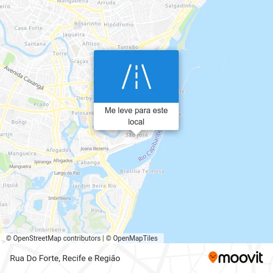 Rua Do Forte mapa