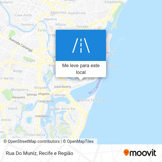 Rua Do Muniz mapa