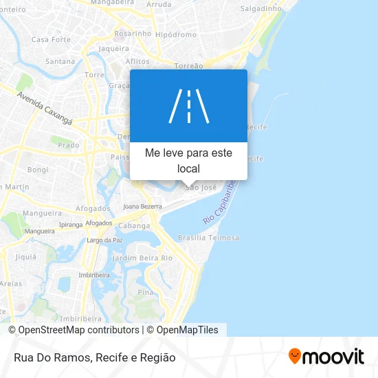 Rua Do Ramos mapa