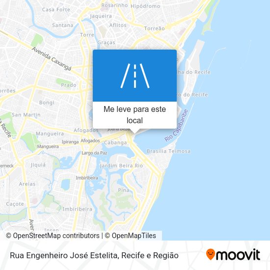 Rua Engenheiro José Estelita mapa