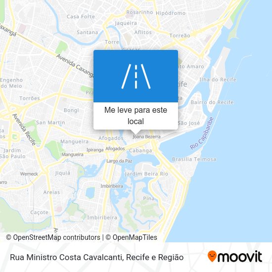 Rua Ministro Costa Cavalcanti mapa