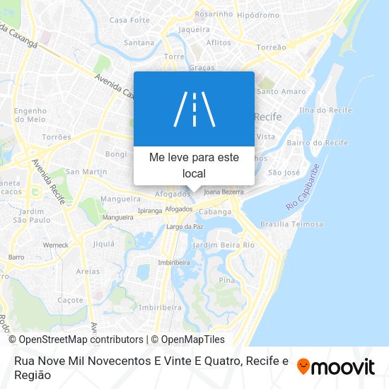 Rua Nove Mil Novecentos E Vinte E Quatro mapa