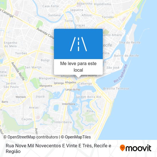 Rua Nove Mil Novecentos E Vinte E Três mapa
