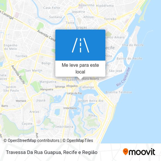 Travessa Da Rua Guapua mapa
