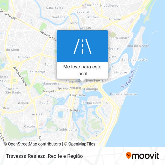 Travessa Realeza mapa