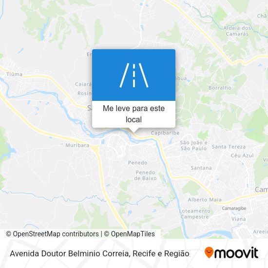 Avenida Doutor Belminio Correia mapa