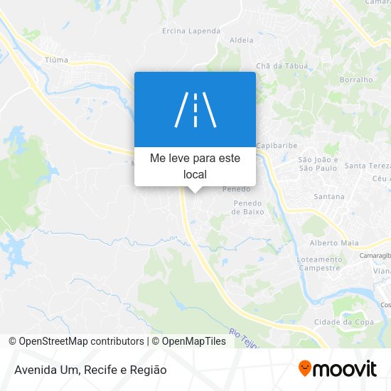 Avenida Um mapa
