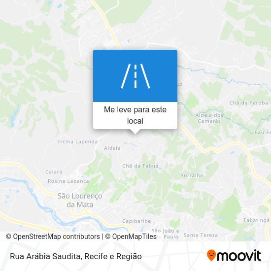 Rua Arábia Saudita mapa
