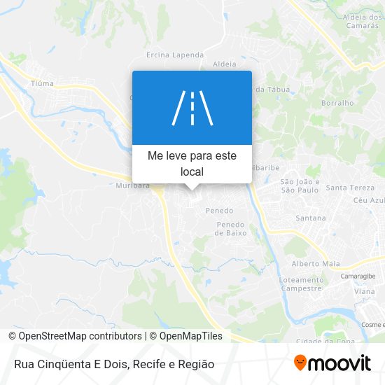 Rua Cinqüenta E Dois mapa