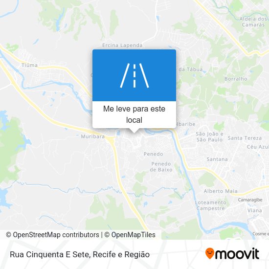 Rua Cinquenta E Sete mapa