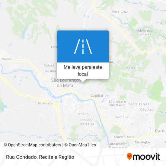 Rua Condado mapa