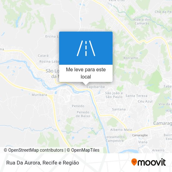 Rua Da Aurora mapa