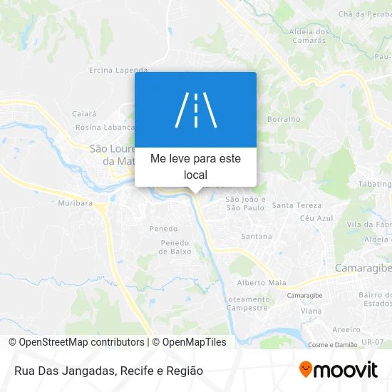 Rua Das Jangadas mapa