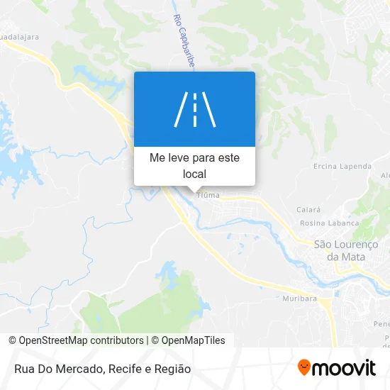 Rua Do Mercado mapa
