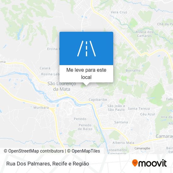 Rua Dos Palmares mapa