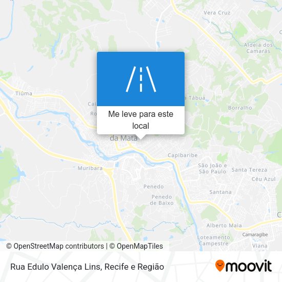 Rua Edulo Valença Lins mapa
