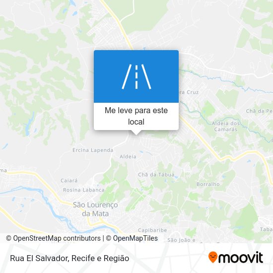 Rua El Salvador mapa