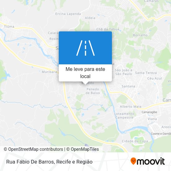 Rua Fábio De Barros mapa