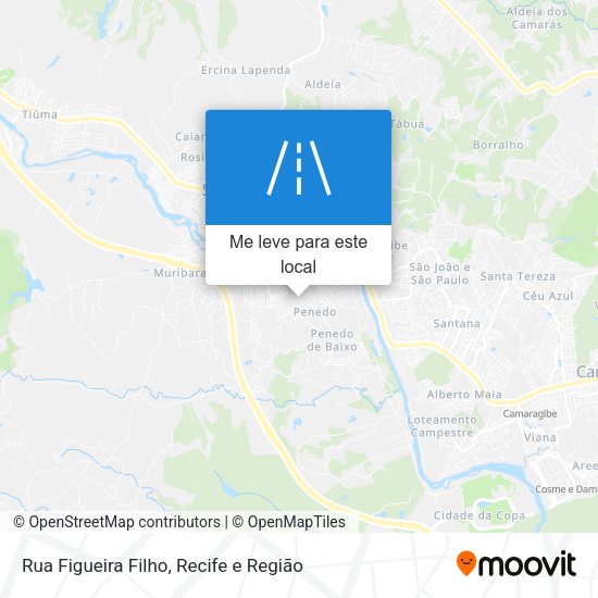 Rua Figueira Filho mapa