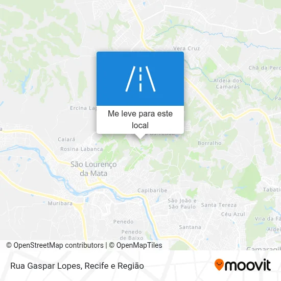 Rua Gaspar Lopes mapa