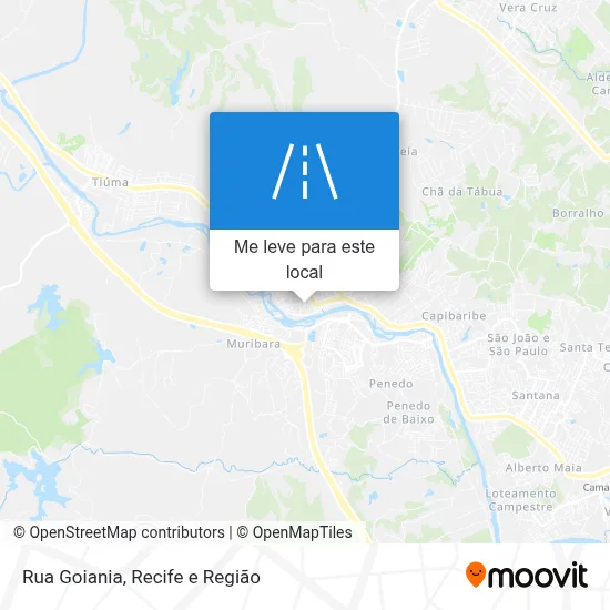 Rua Goiania mapa
