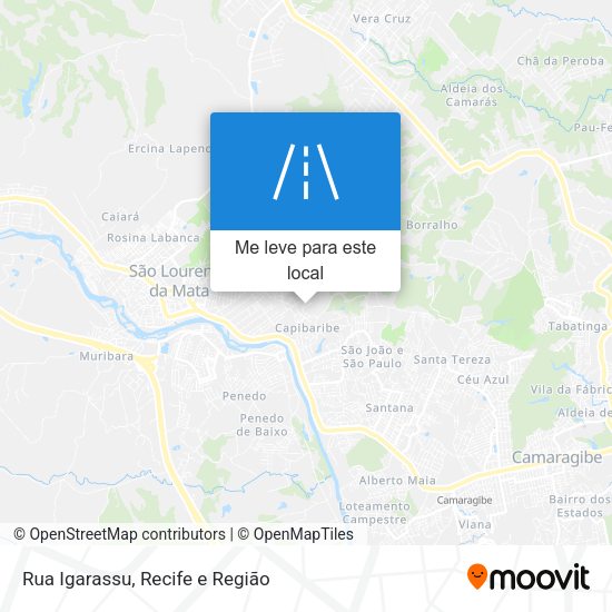 Rua Igarassu mapa